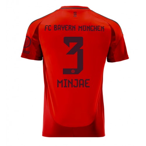 Pánský Fotbalový dres Bayern Munich Kim Min-jae #3 2024-25 Domácí Krátký Rukáv